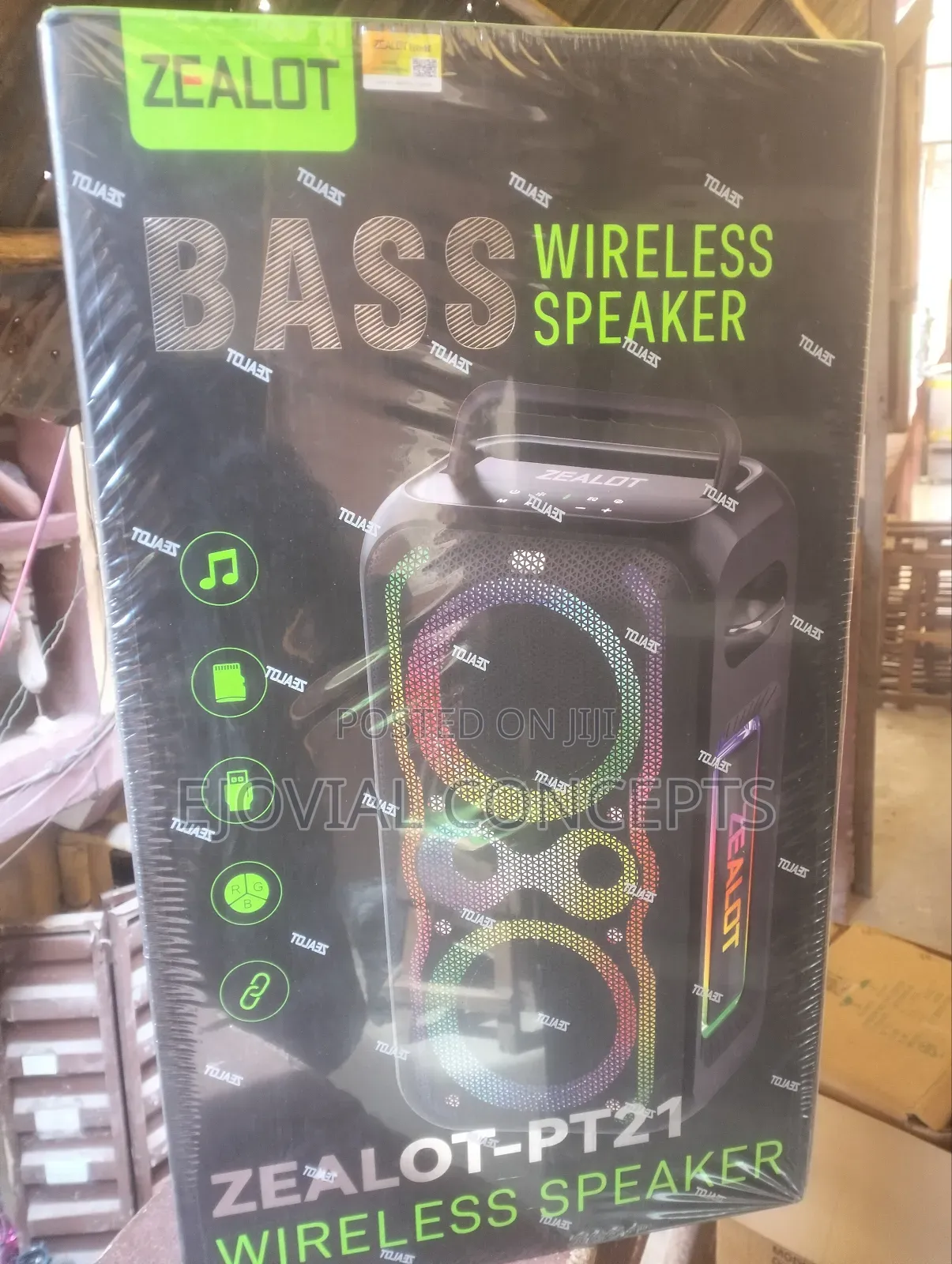 Zealot Pt21 Powerblast 200w Party Bluetooth Speaker