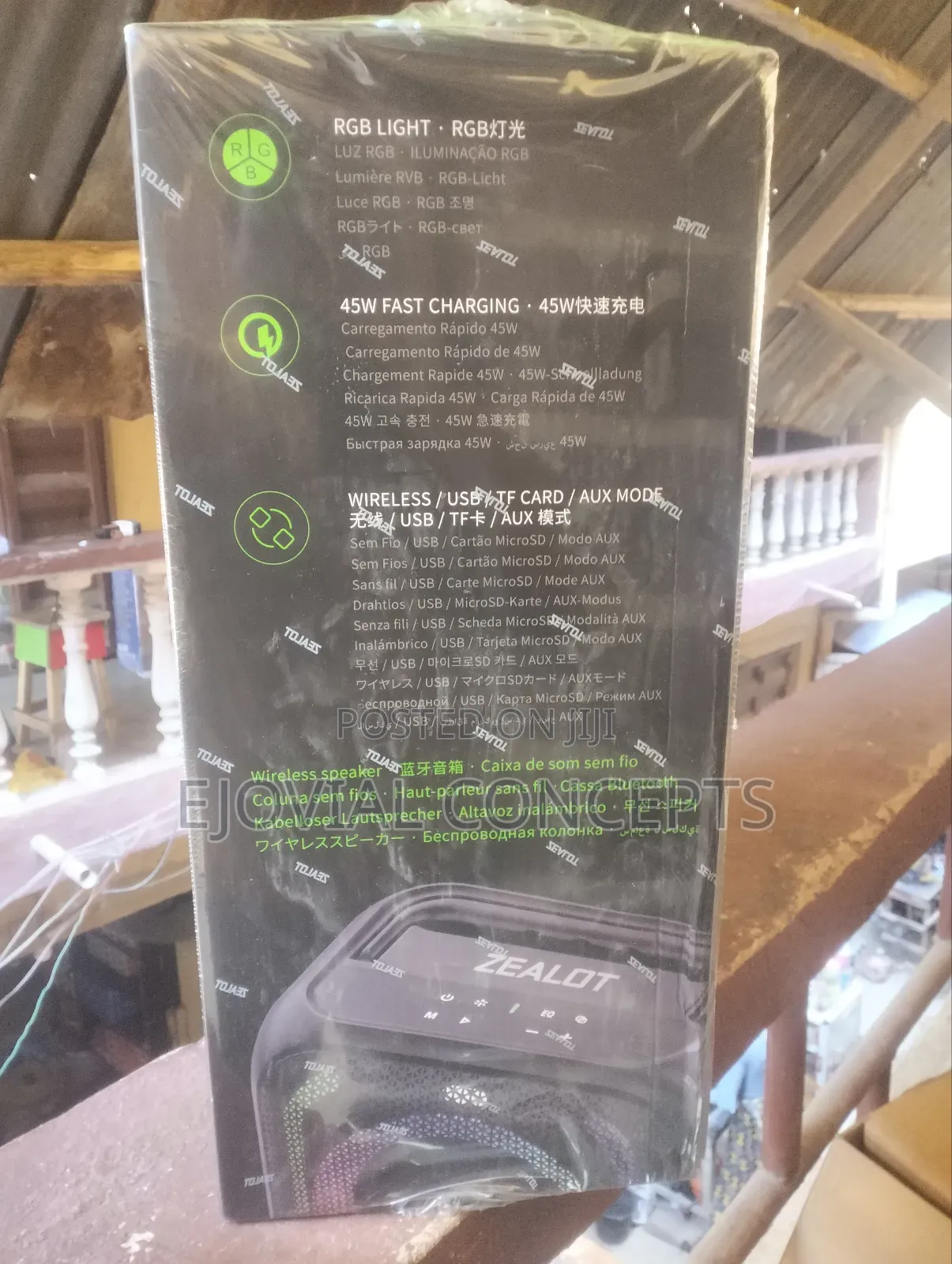 Zealot Pt21 Powerblast 200w Party Bluetooth Speaker