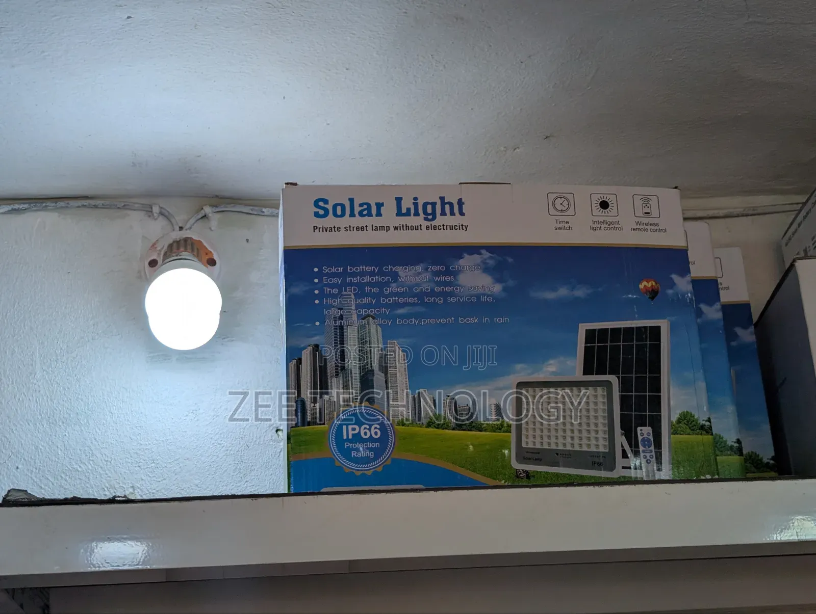 Solar Street Light With Separate Solar Panel