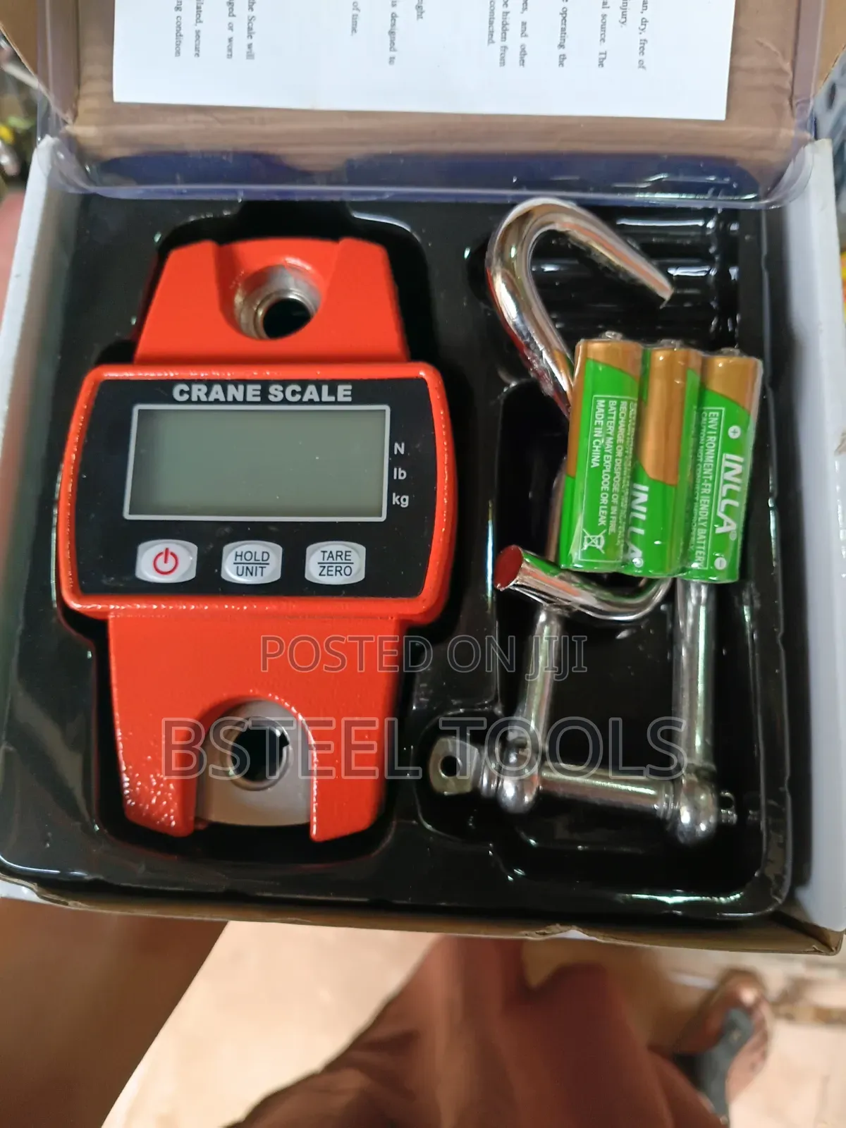 Mini Crane Scale 300kg – Digital Hanging Weighing Scale (Heavy Duty