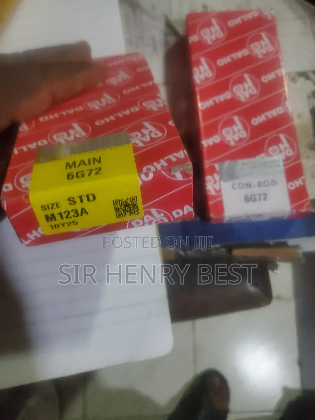 Metal and Main Bearing Mitsubishi 6g72 .3.0 Engine