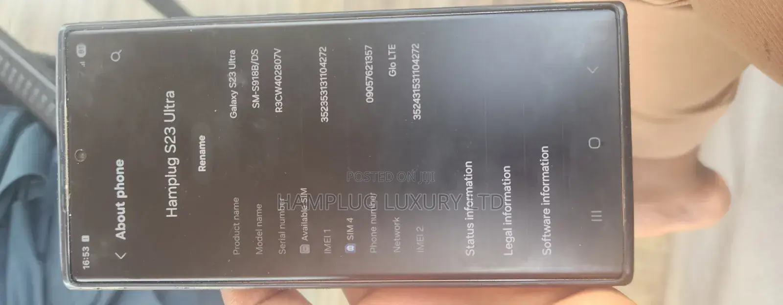 Samsung Galaxy S23 Ultra 256 GB White