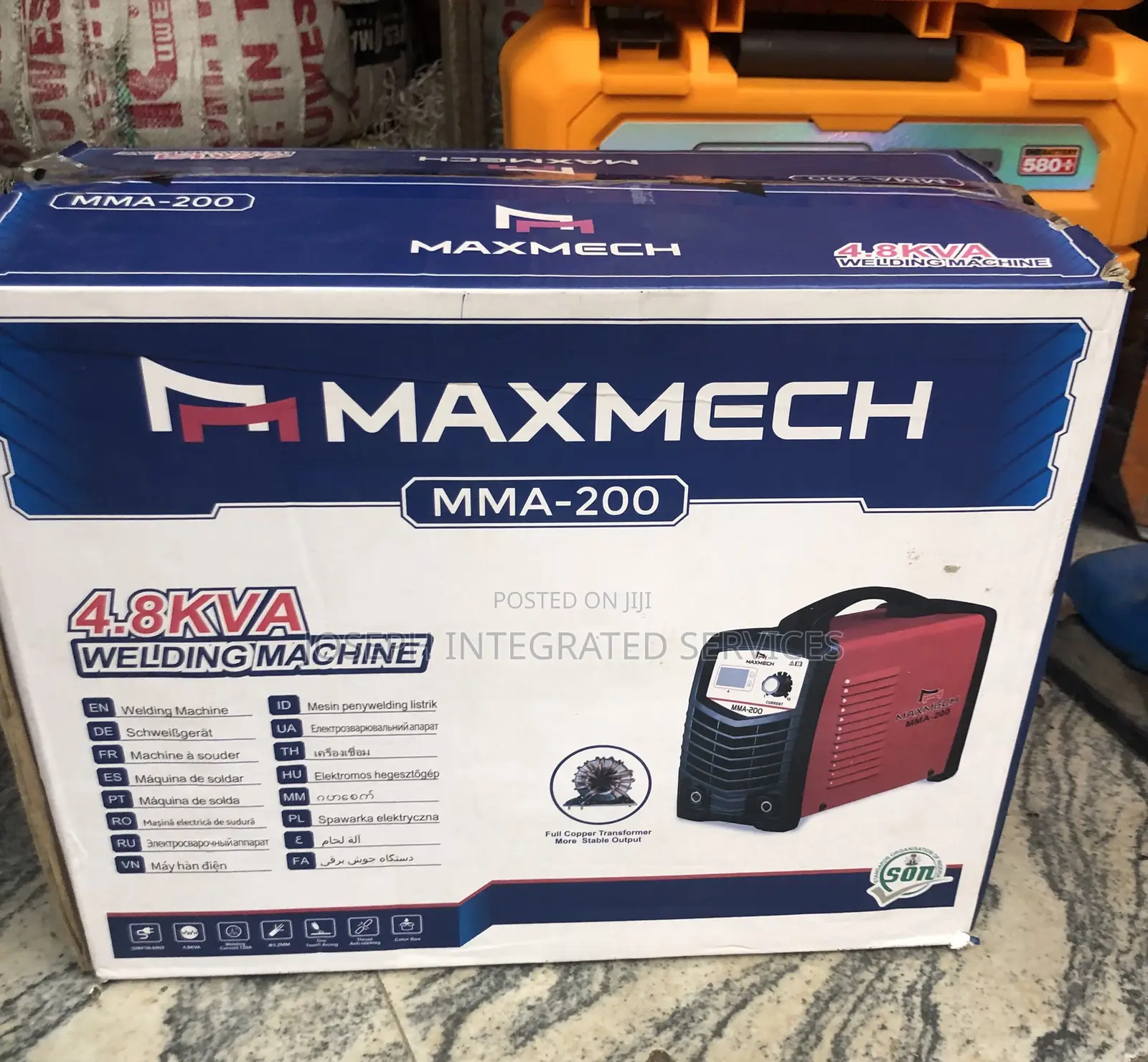 Maxmech Mma-200 4.8kva Manual Metal Arc Inverter Welding Machine