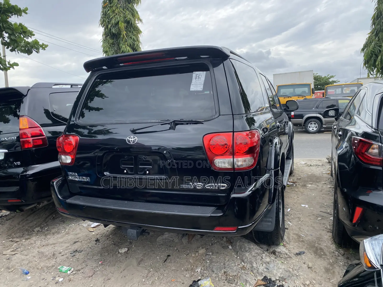 Toyota Sequoia Limited 4dr SUV 4WD (4.7L 8cyl 5A) 2007 Black