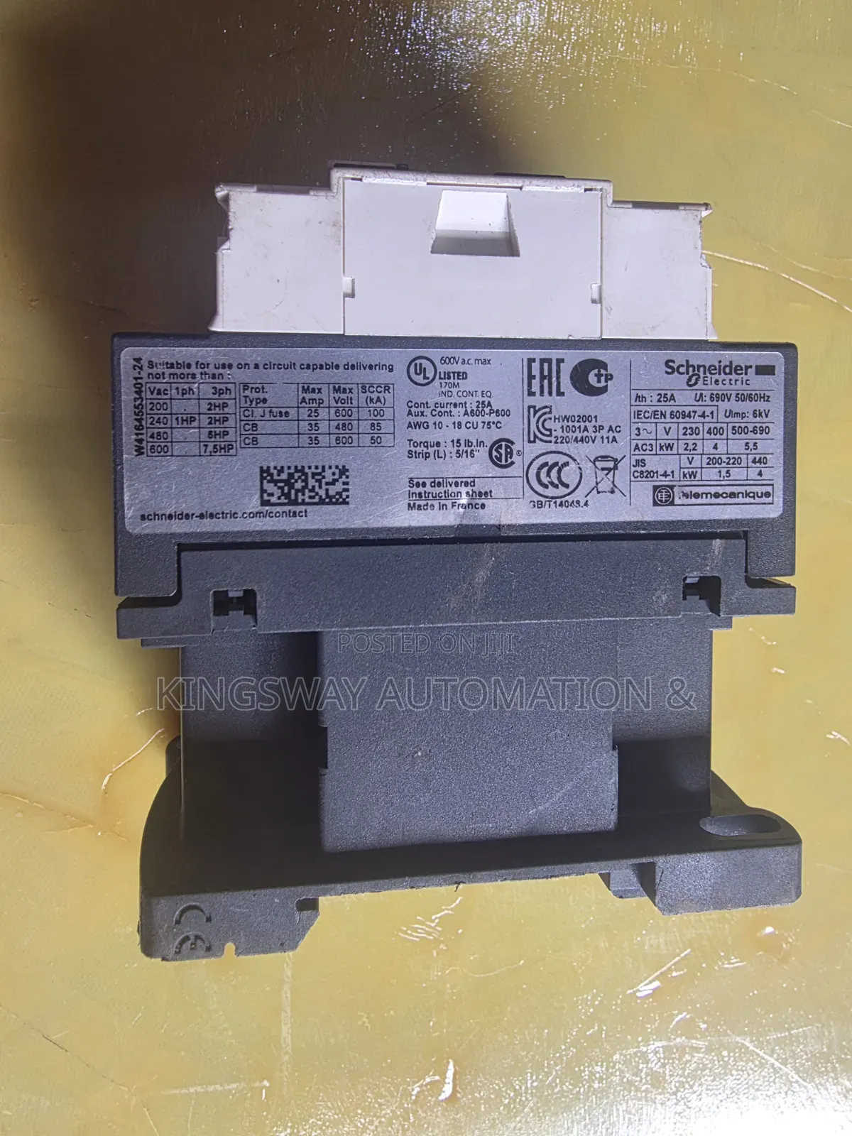 D09 Contactor Schneider Electric