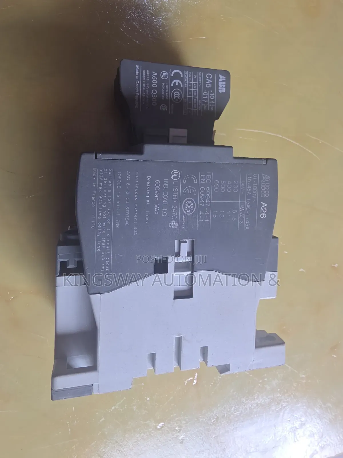 Abb Contactor A26
