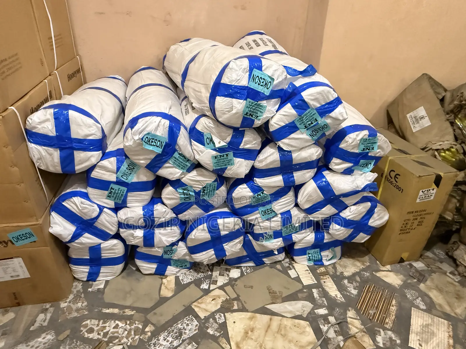 Texturized Fiberglass Cloth/Fire Blanket 1.6mm X 1m X 50m