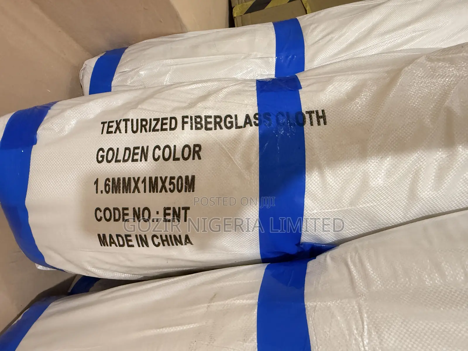 Texturized Fiberglass Cloth/Fire Blanket 1.6mm X 1m X 50m