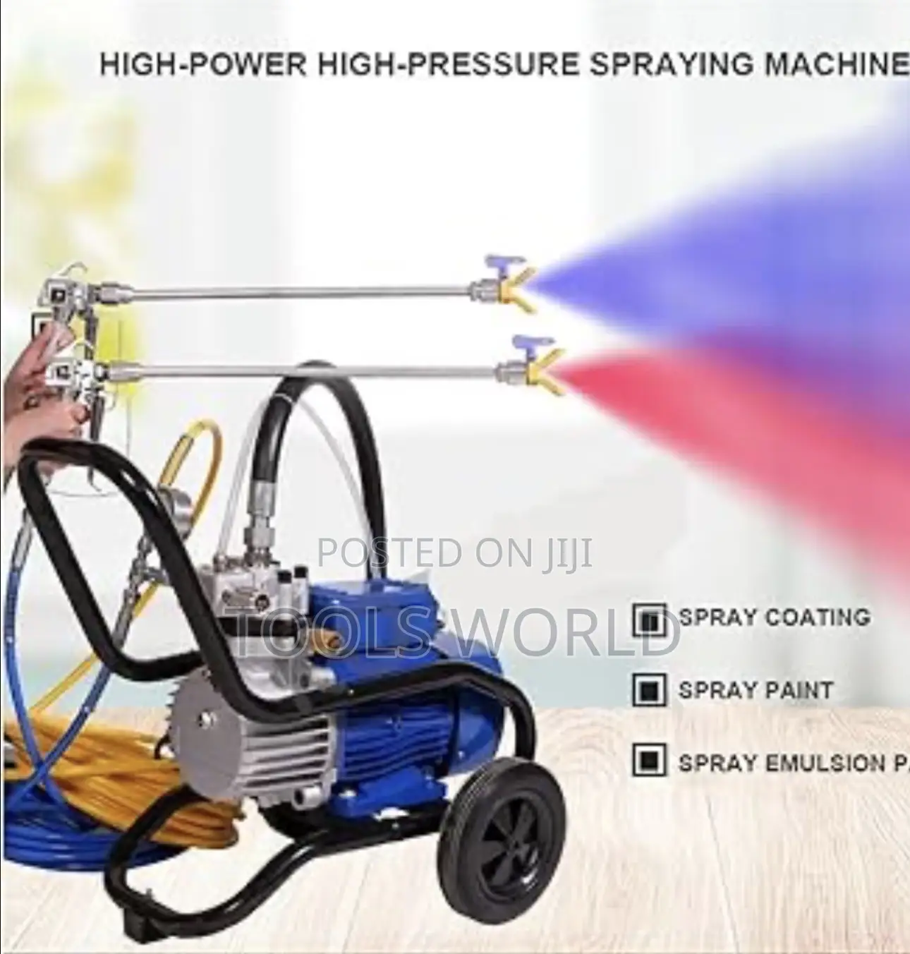 Heavy-Duty Industrial Airless Paint Spray Machine