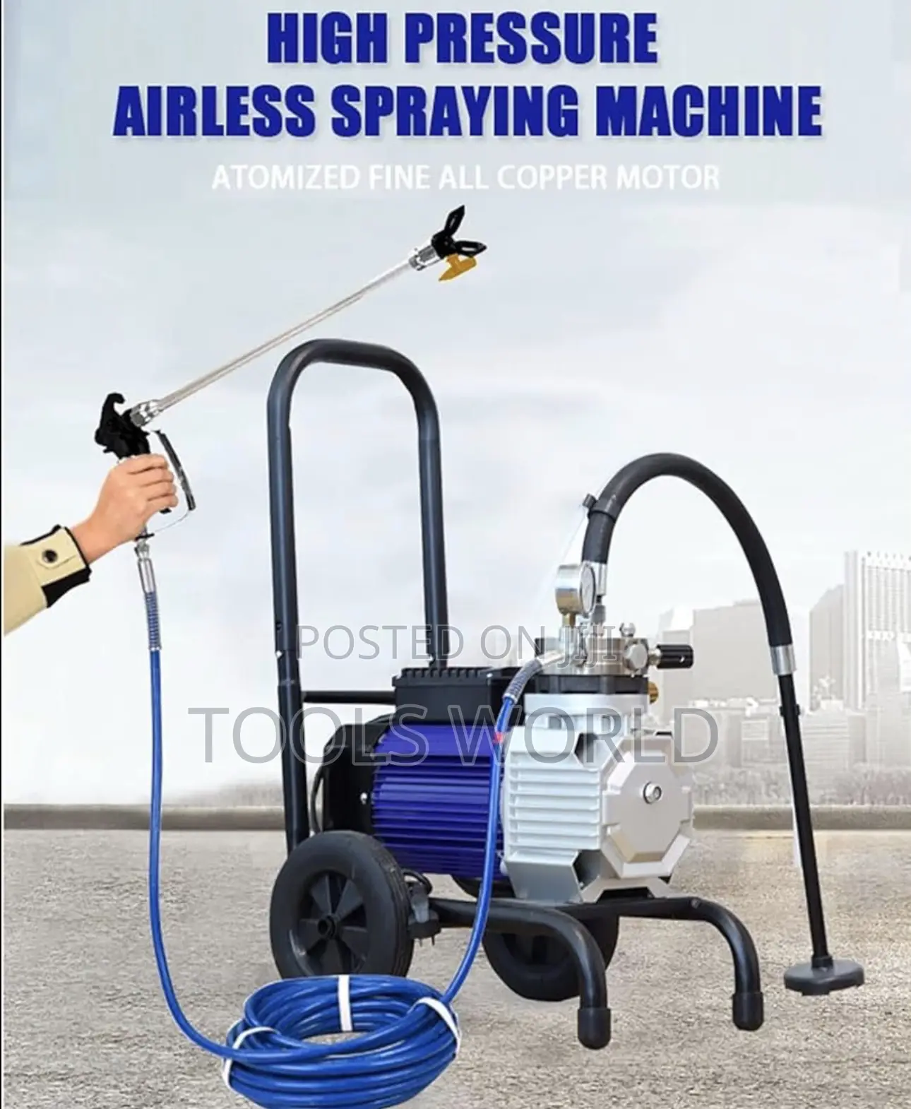 Heavy-Duty Industrial Airless Paint Spray Machine