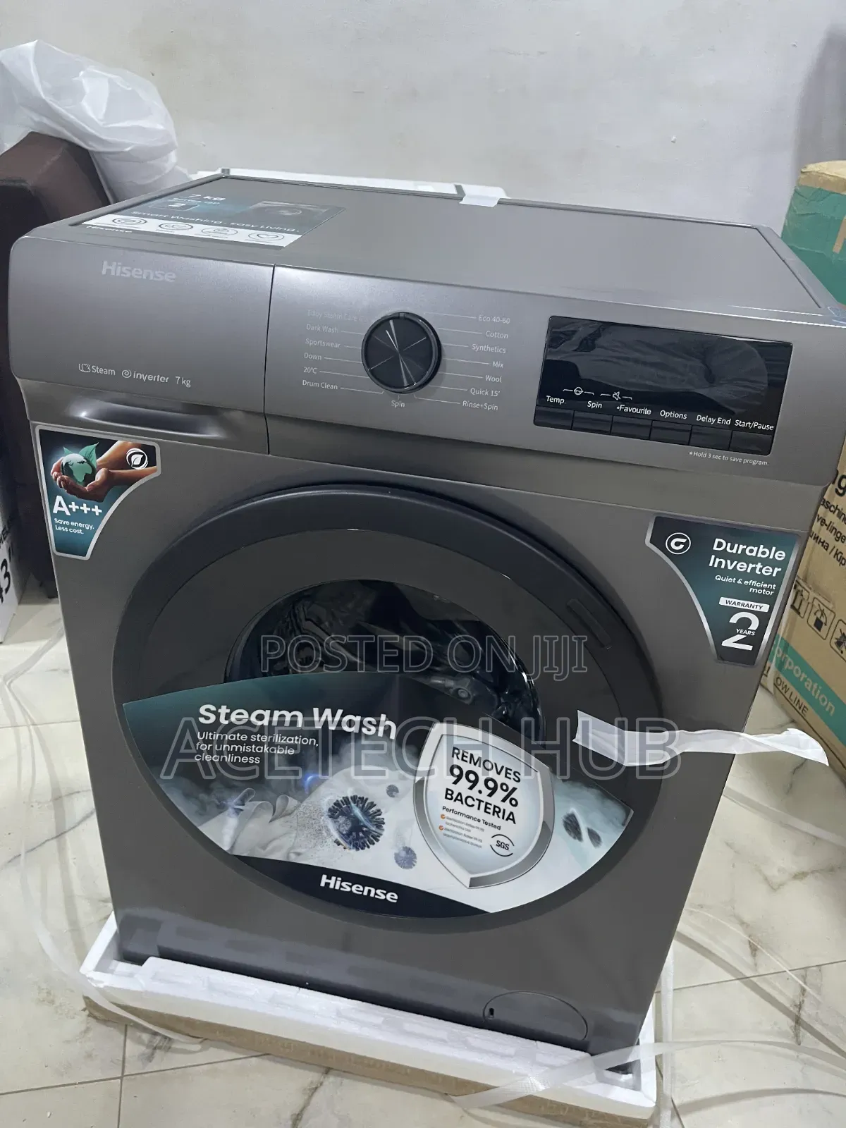Hisense 7kg Front Load Automatic Washing Machine- Energy Saving