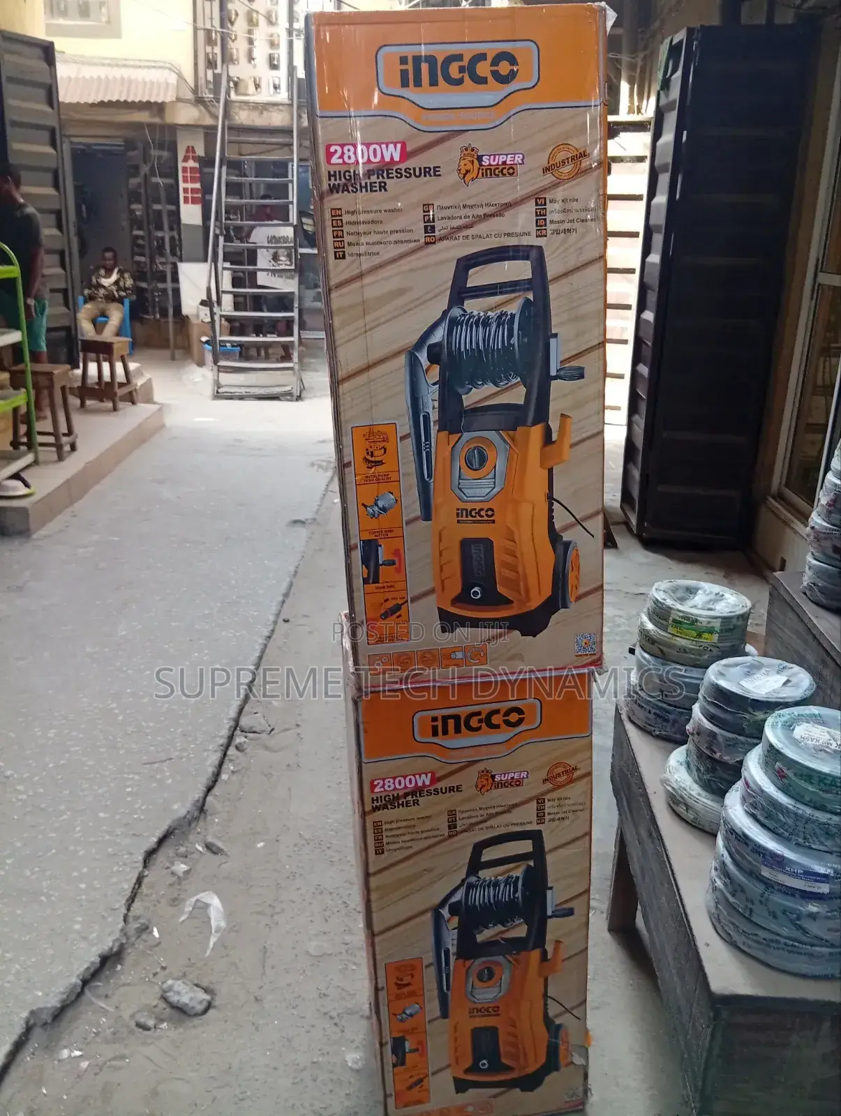 Heavy Duty Ingco 2800w Pressure Washer For Farm, Solar Car Wash