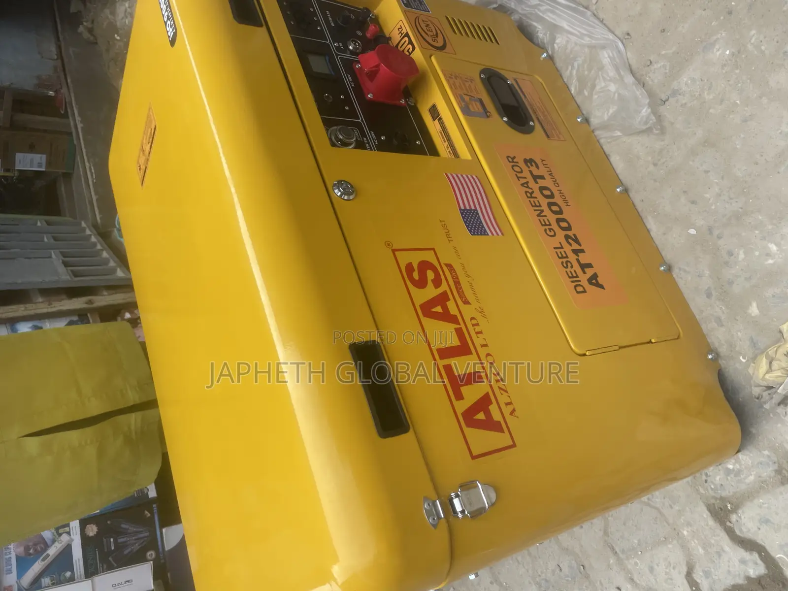Atlas 10kva Soundproof Diesel Generator – Heavy Duty Power Solutio