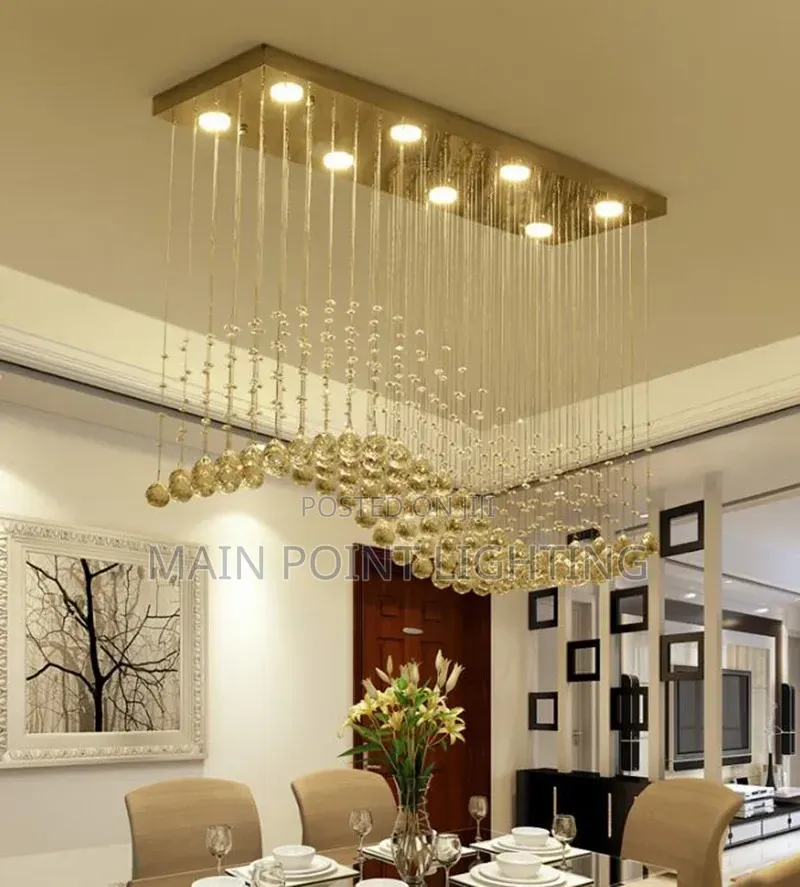 Minimalist Crystal Chandelier Light