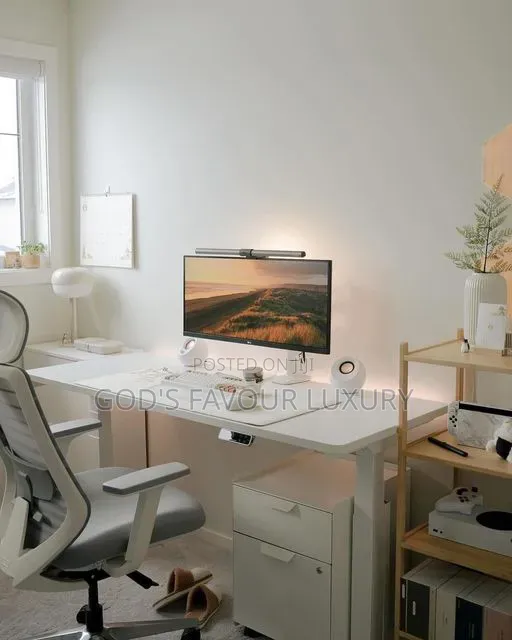 Ergonomic Mesh Chair Electric Height Adjustable Gaming Desk