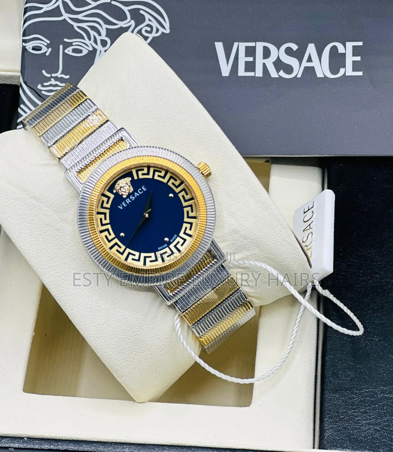 High Quality Luxury Versace Ladies Chain Wristwatches