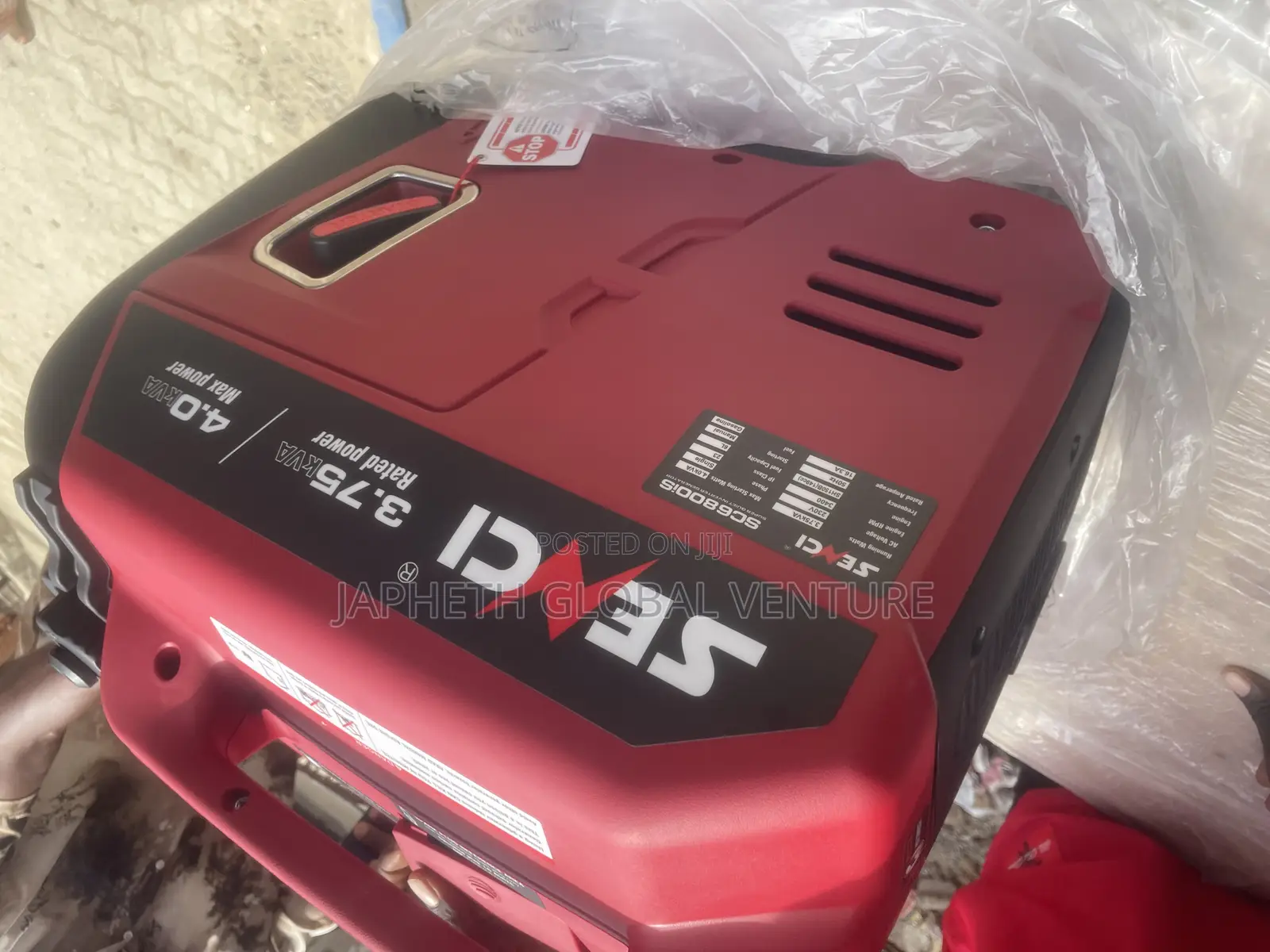 Senci Fuel Saving Inverter Generator 3.75kva Rated Power