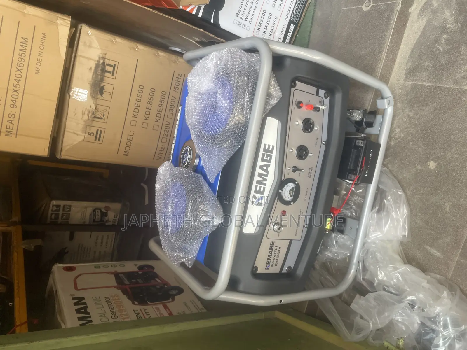 Kemage 5800 5.5kva Generator – 100% Copper Coil Fuel Saver