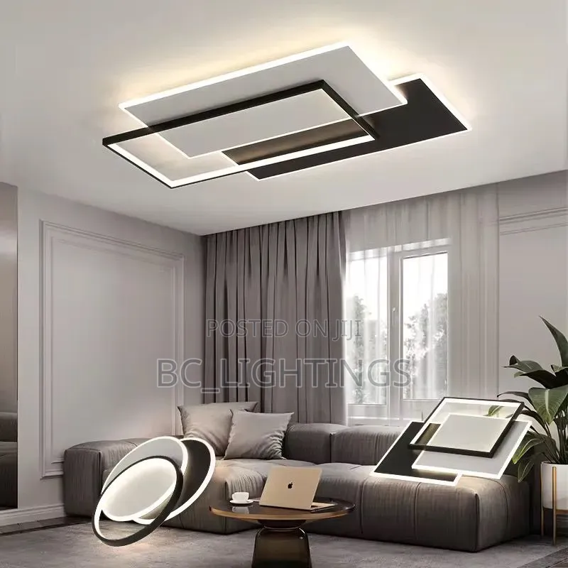 Modern Ceiling Fitting Light 1100mm Dimmable With Remote Control