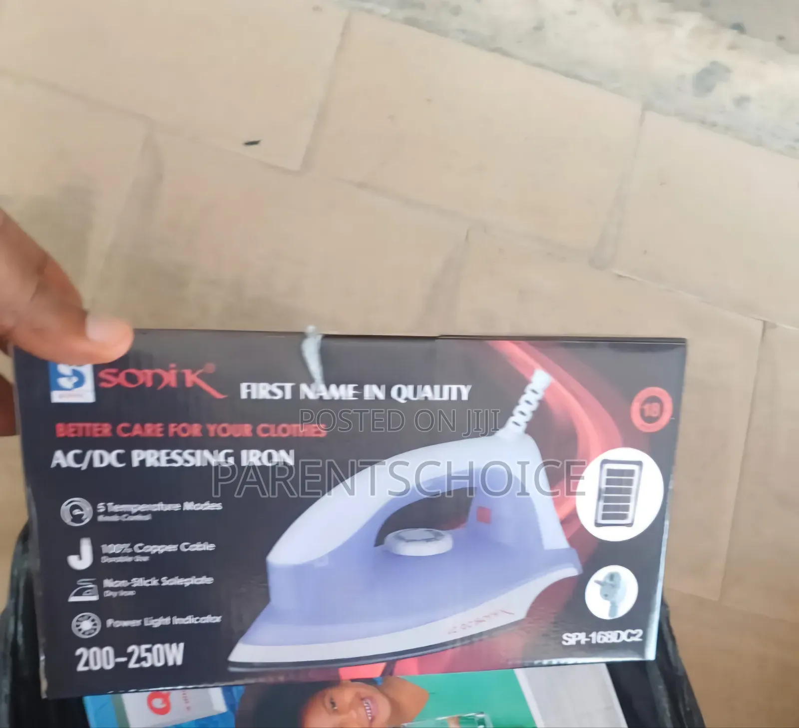 Sonik Inverter Friendly Solar Pressing Iron - 250w