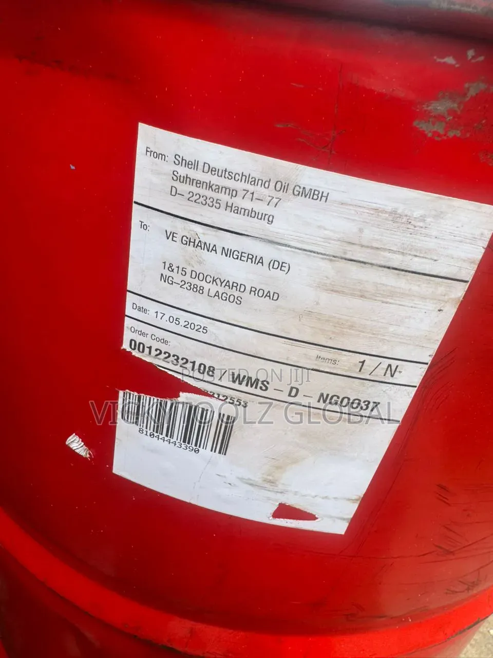 Shell Omala S2 G 68 Hydraulic Gear Oil 208l