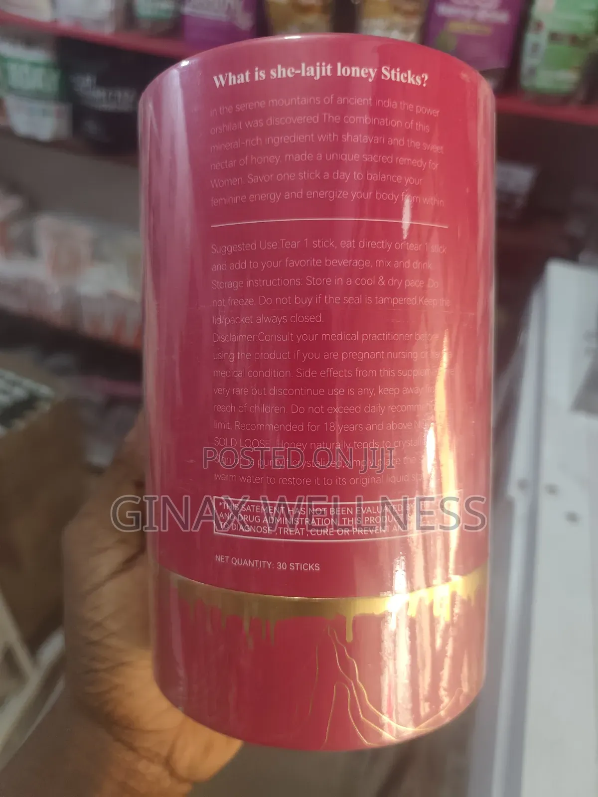 Pure Himalayan She-lajit Honey Sticks For Energy And Balance