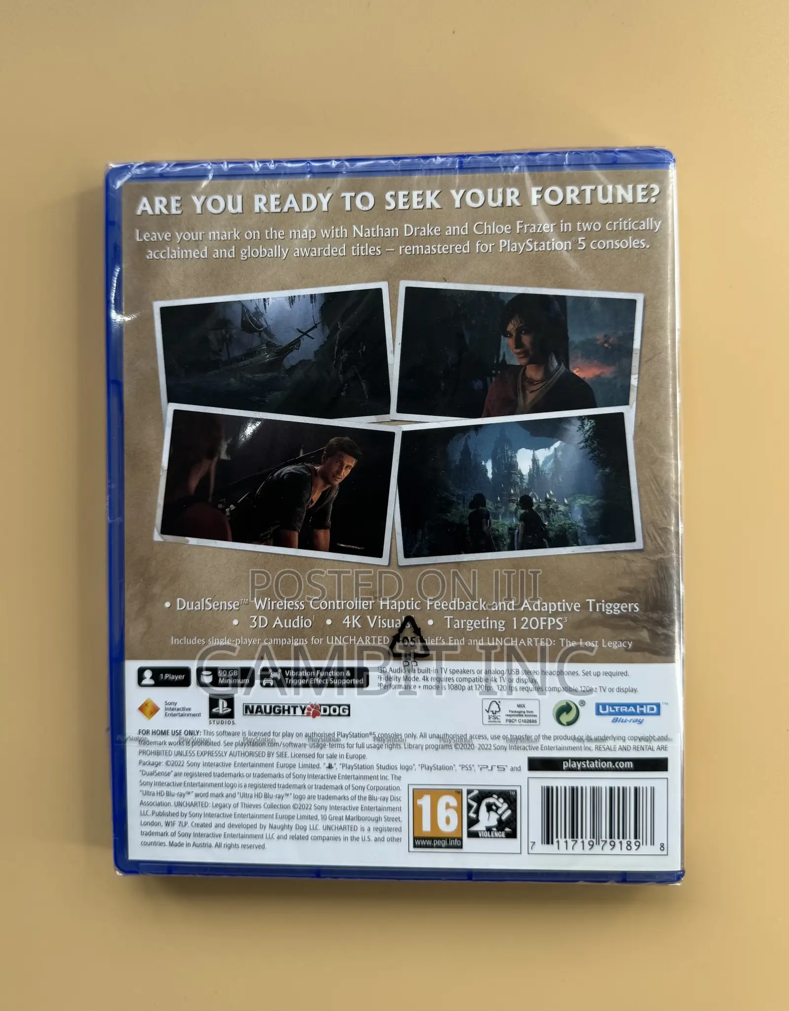 Playstation 5 Uncharted Legacy of Thieves Collection