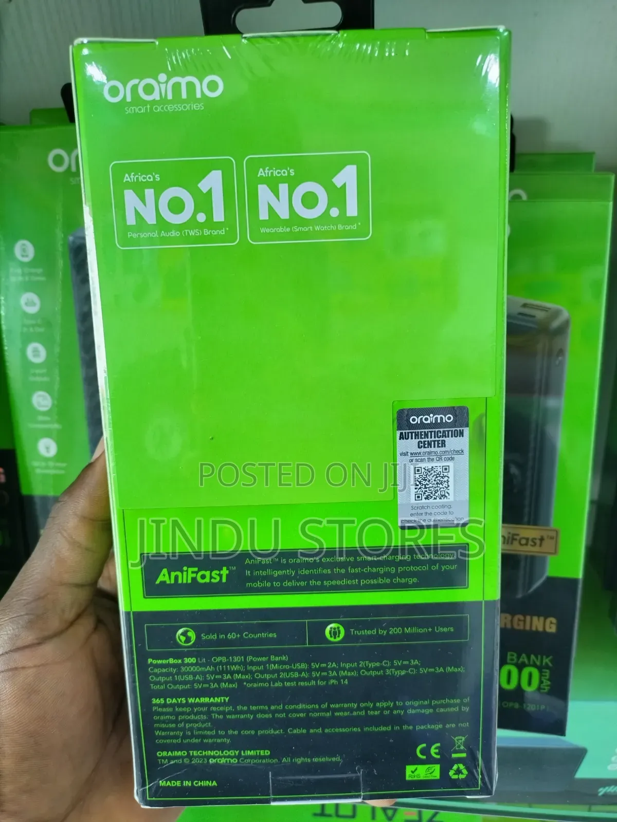 Original Oraimo Power Box 300 Lit
