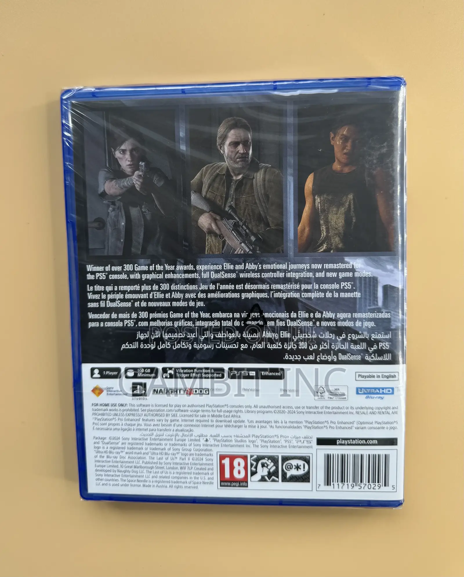 Playstation 5 the Last of Us Part 2 Remastered