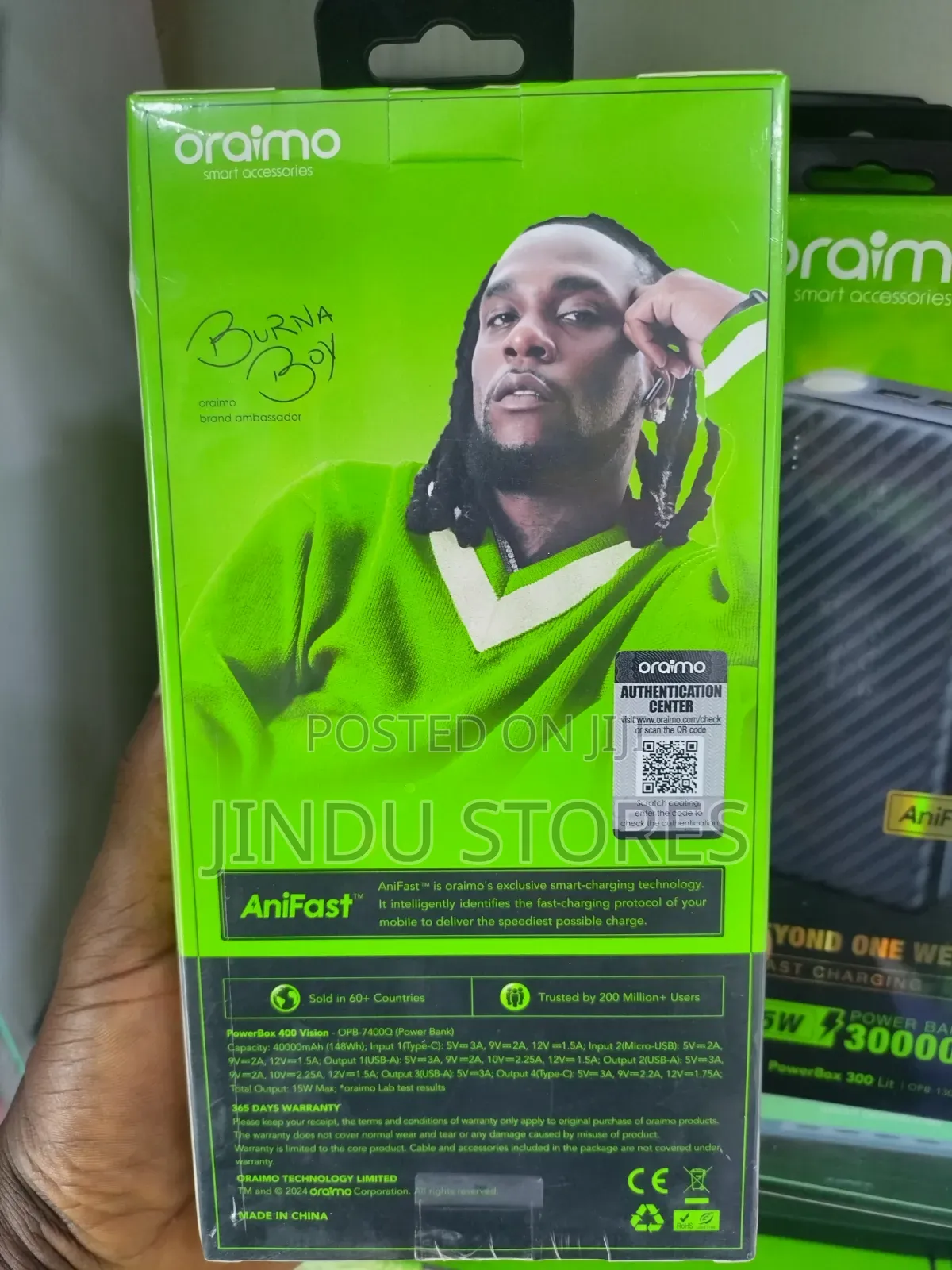 Original Oraimo Powerbox 400 Vision