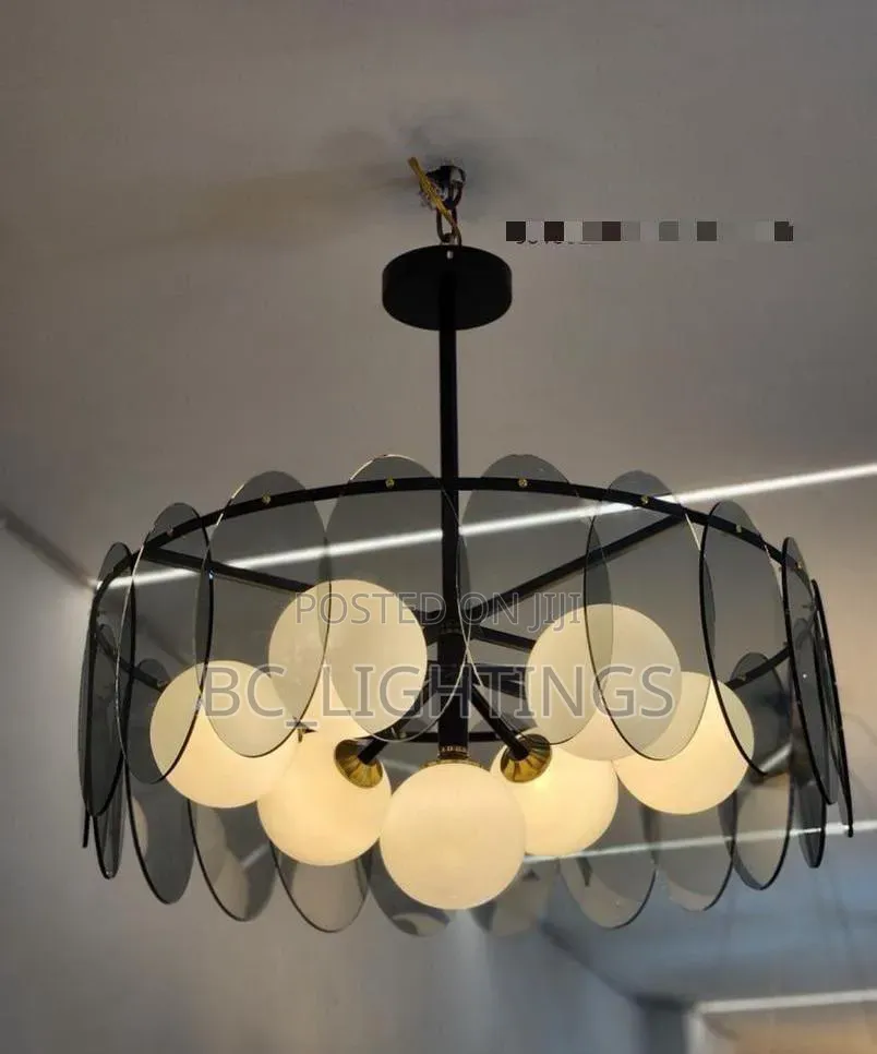 Modern Simple Rall Copper Led Pendant Lamp Indoor Lighting Chandelier