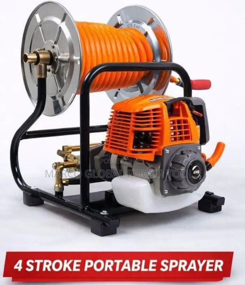 4stroke Potable Sprayer Machine High Pressure With 100 Meters Hoos