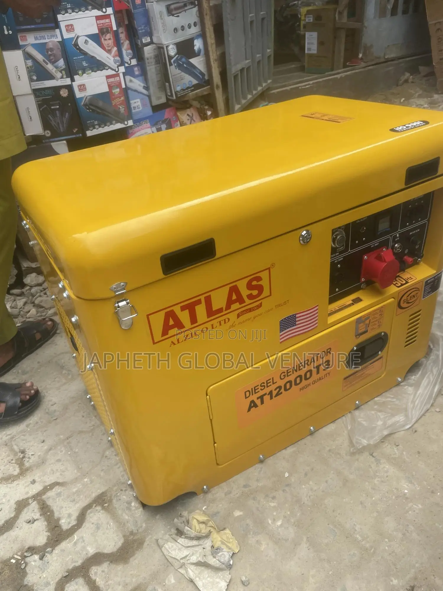 Atlas 10kva Key Start Soundproof Generator