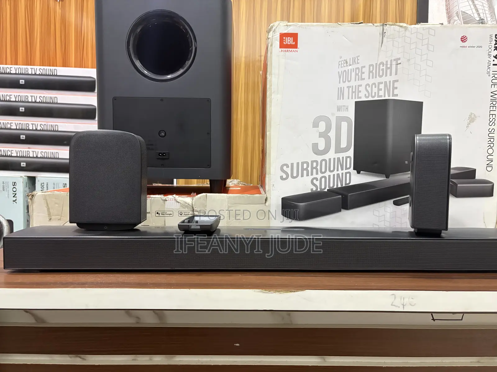 JBL Bar 9.1 – Channel Soundbar System With Surround and Dolby Atmos