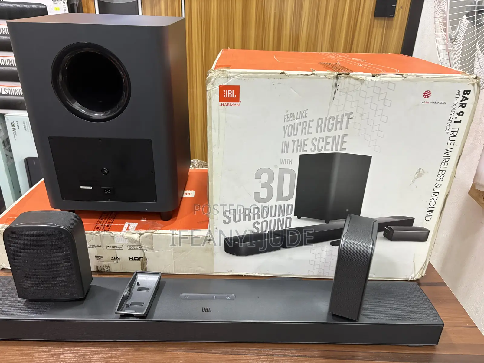 JBL Bar 9.1 – Channel Soundbar System With Surround and Dolby Atmos