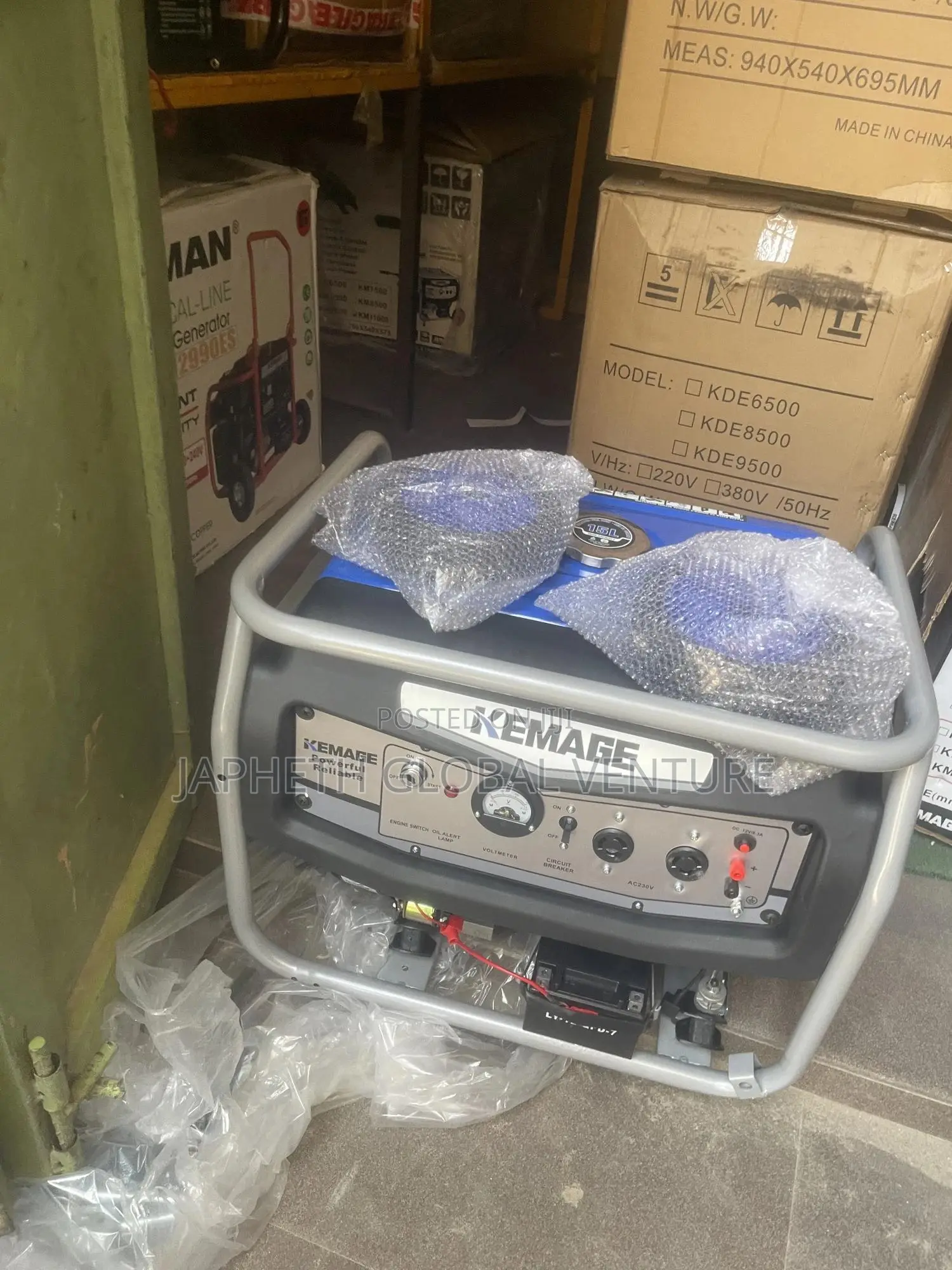 Original Kemage 5800 Manual Start Generator 5.5kva