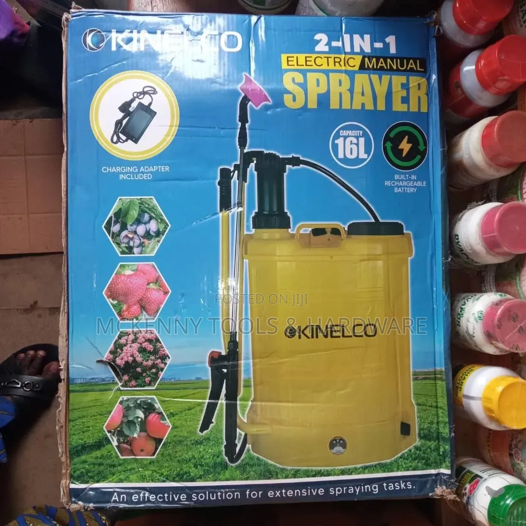 Kinelco 2-in-1 Electric/Manual Agricultural Sprayer