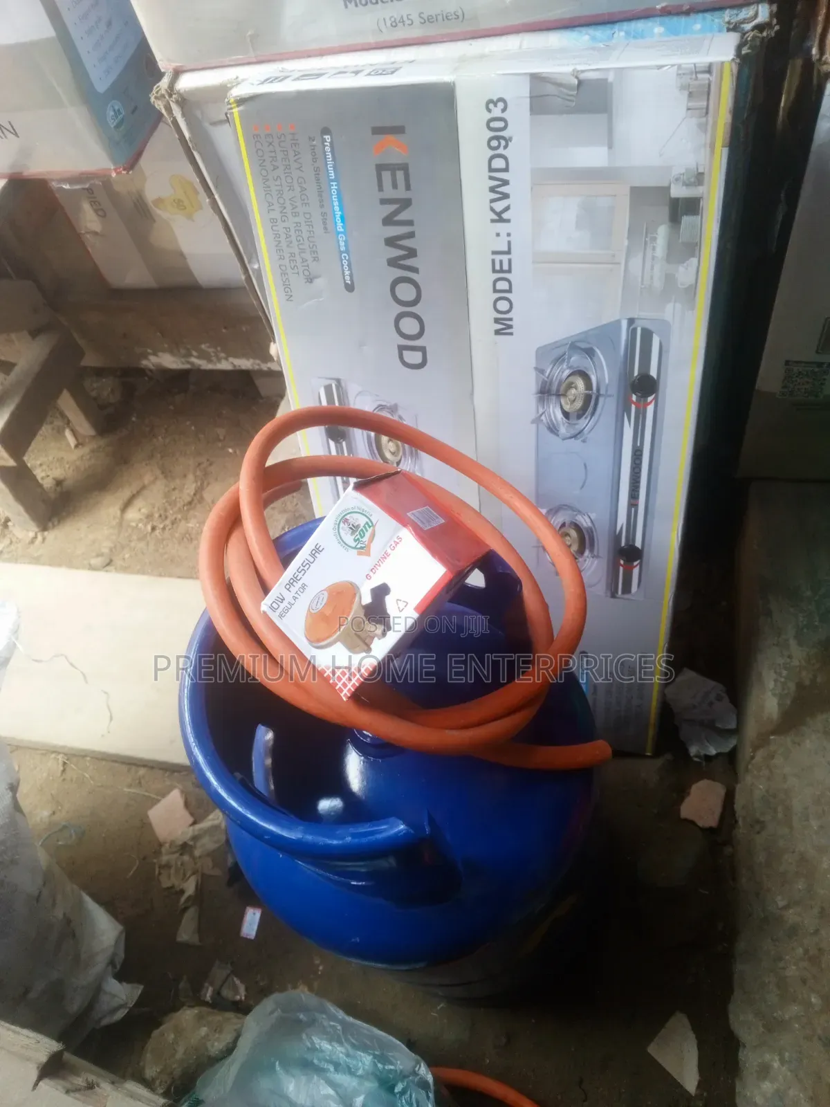 12kg Gas Cylinder,Gas Cooker,Free Regulator,Hos and Clip