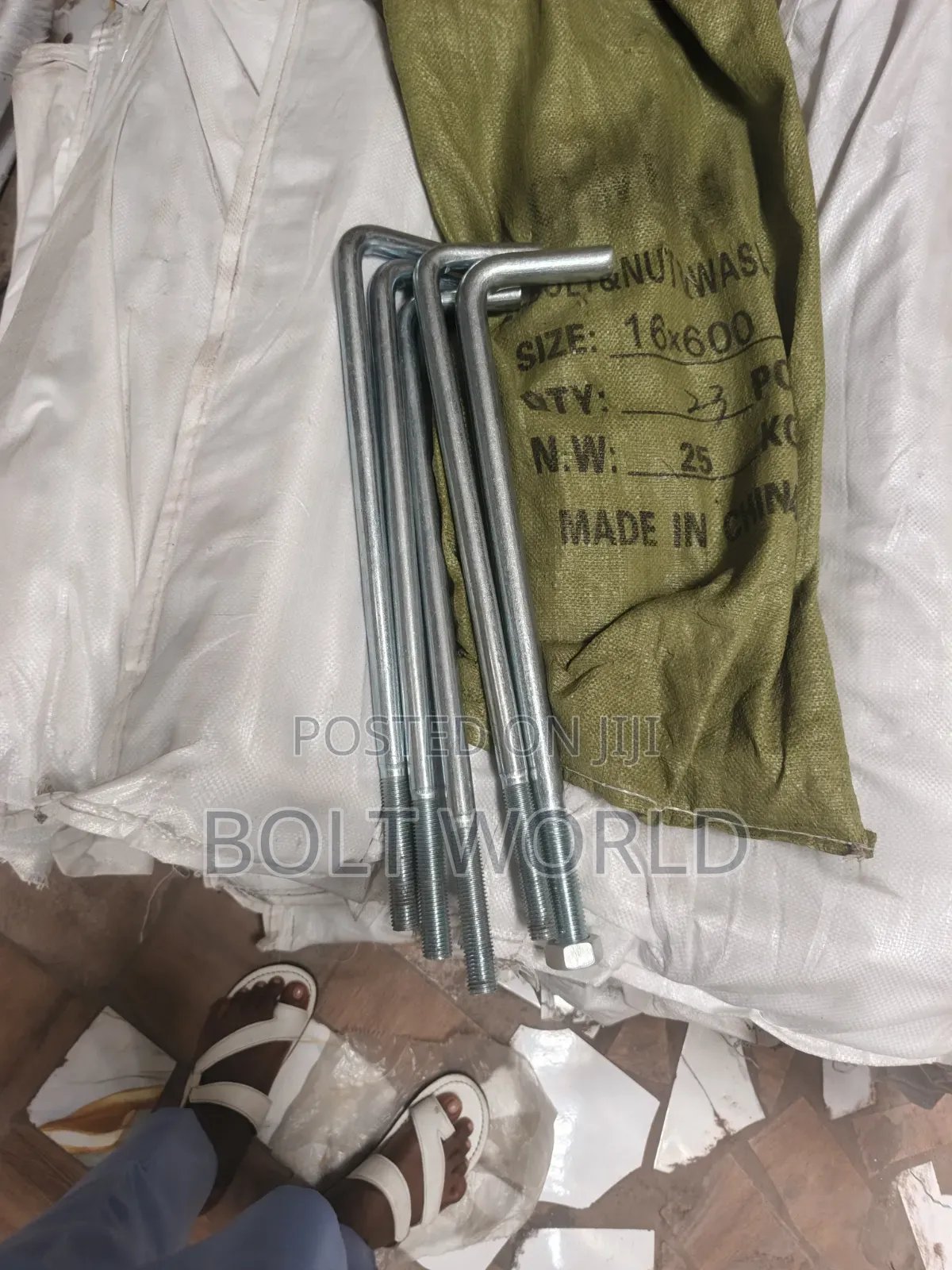 20mmx700 Foundation Bolt ( Anchor J Bolt)