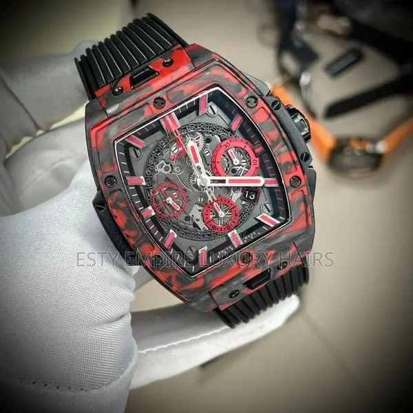 High Quality Luxury Hublot Rubber Wristwatch