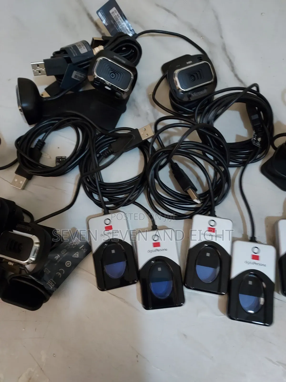 Microsoft Hd 3000 Webcam+ Digital Persona 4500 Fingerprint Scanner