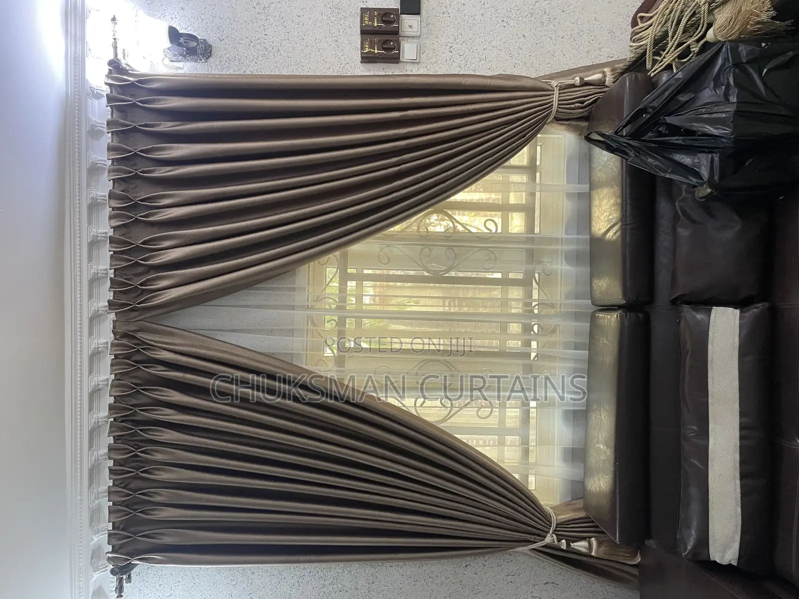 Pleated Window Curtain