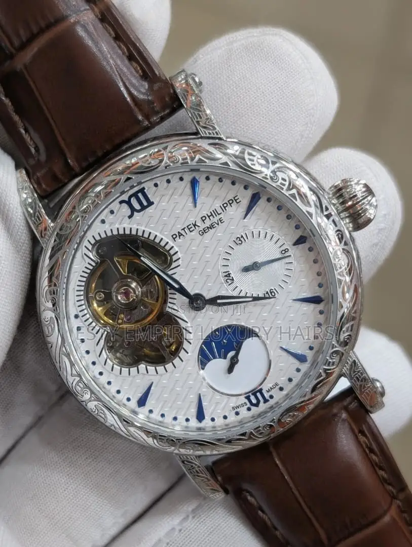 High Quality Luxury Patek Philippe Leather Wristwatch