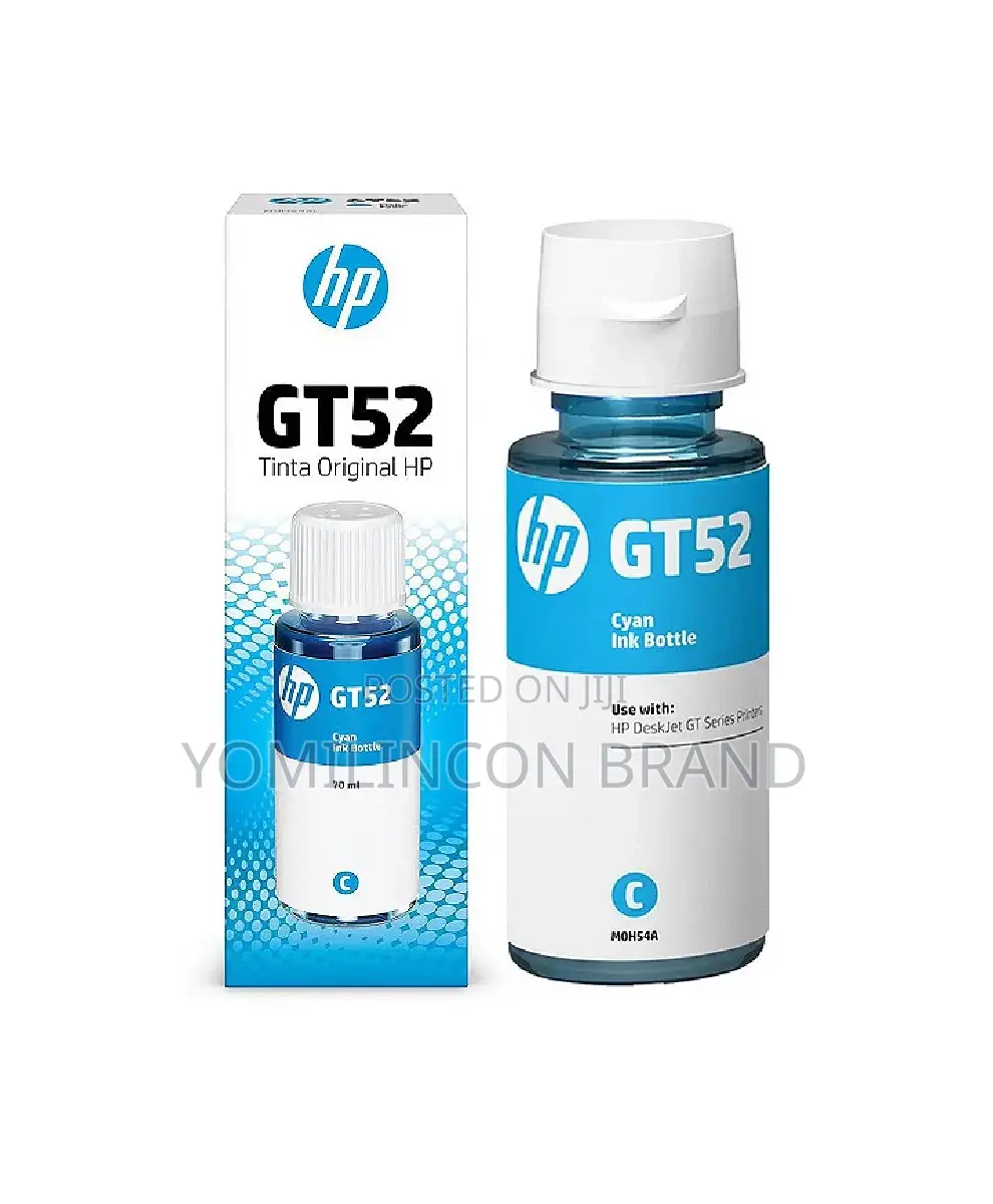 Hp Gt52 Cyan Ink