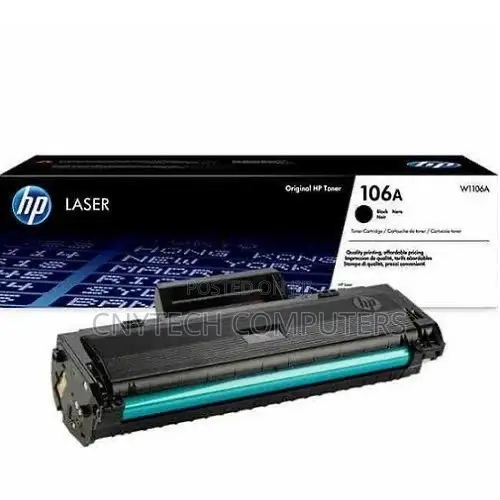 Hp 106a Black Original Laser Toner Cartridge (W1106a)