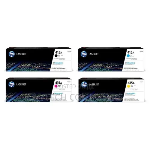 Original 415a Toner Cartridges. All (Black,Cyan,Yellow,Magenta).