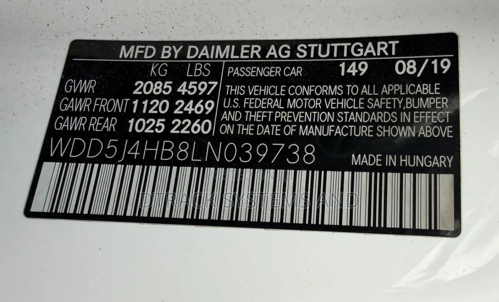 Mercedes-Benz CLA-Class CLA 250 4MATIC Sedan 2020 White