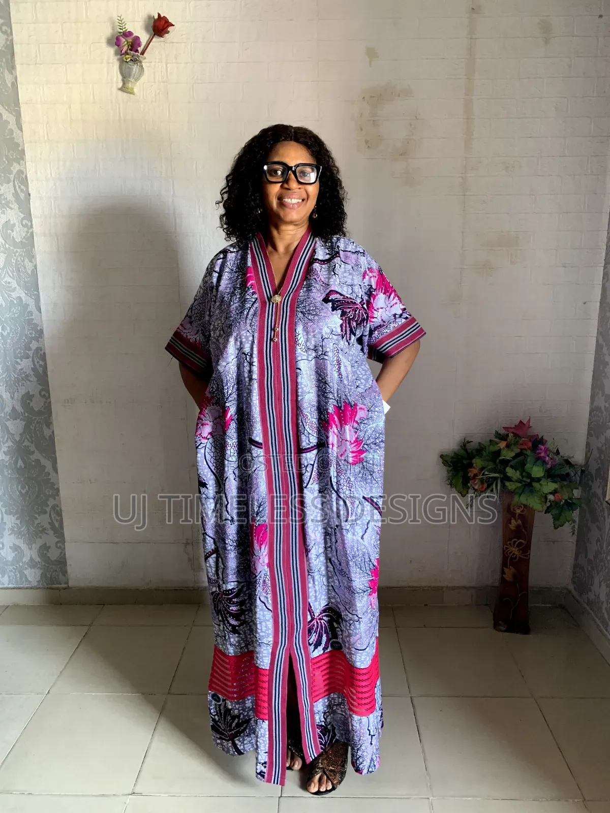 Lovely Ankara Embellished With Asoke and Trimmings