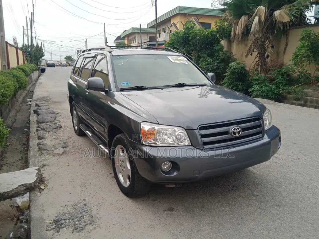 Toyota Highlander Limited V6 2005 Blue
