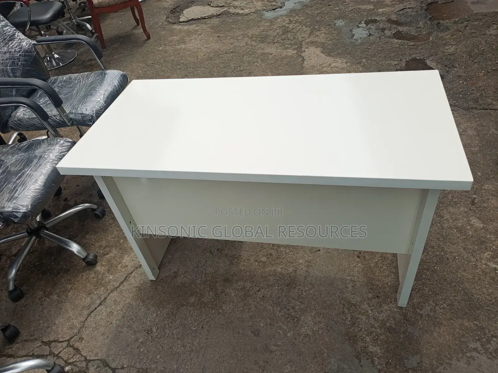 White Office Desk